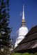 Thailand: The main chedi at Wat Suan Dok before it was gilded, with Doi Suthep in the background, Chiang Mai, northern Thailand