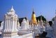 Thailand: The main gold chedi containing a relic of the Buddha, Wat Suan Dok, Chiang Mai, northern Thailand